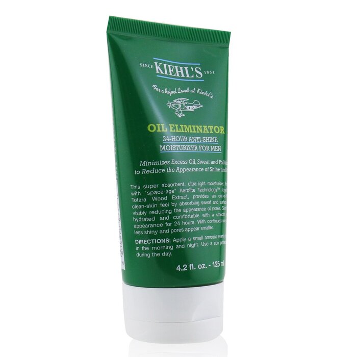 Kiehl's легкий увлажняющий крем для мужчин с глицерином, 125 мл против блеска и потоотделения