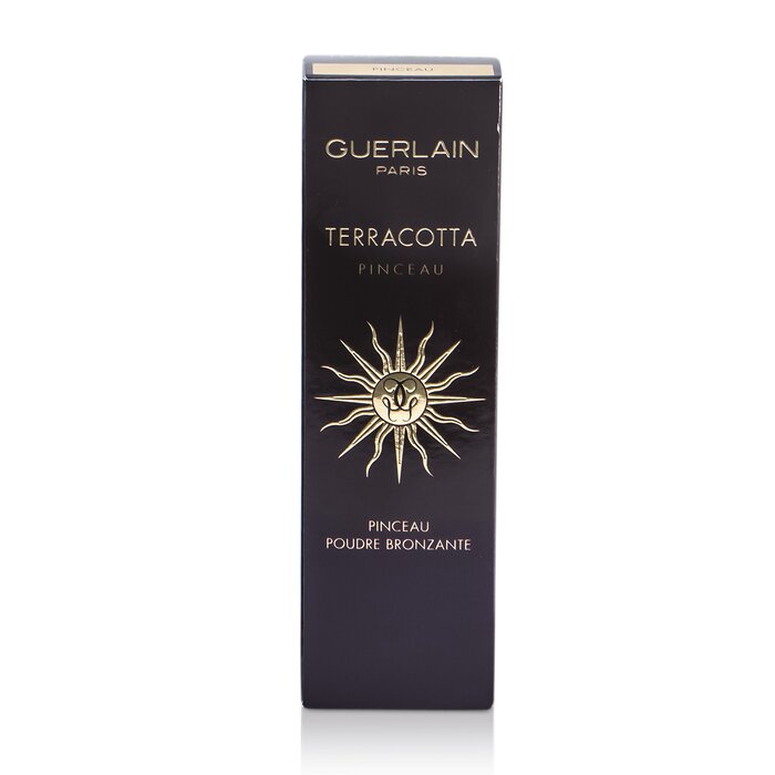 Кисть для бронзирующей пудры Guerlain Terracotta с мягким ворсом для легкого нанесения, в бронзовом футляре