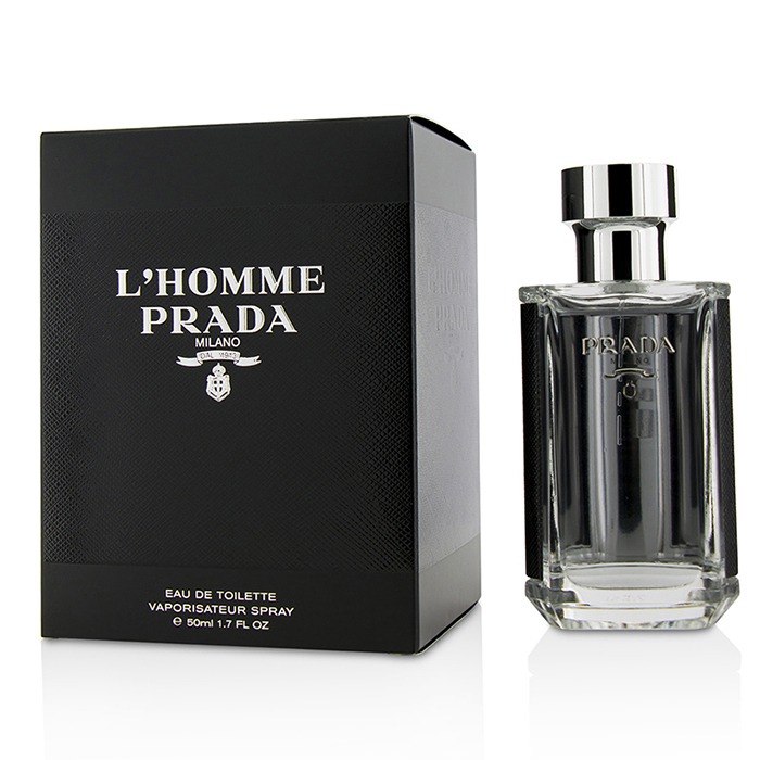 Prada L'Homme туалетная вода 100 мл — элегантный древесный аромат для мужчин с нотами нероли и пачули