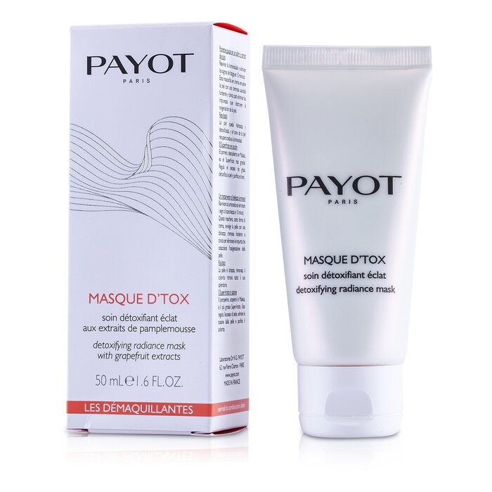 Маска для лица Payot с каолином и экстрактом грейпфрута, детоксикация и сияние, 50 мл