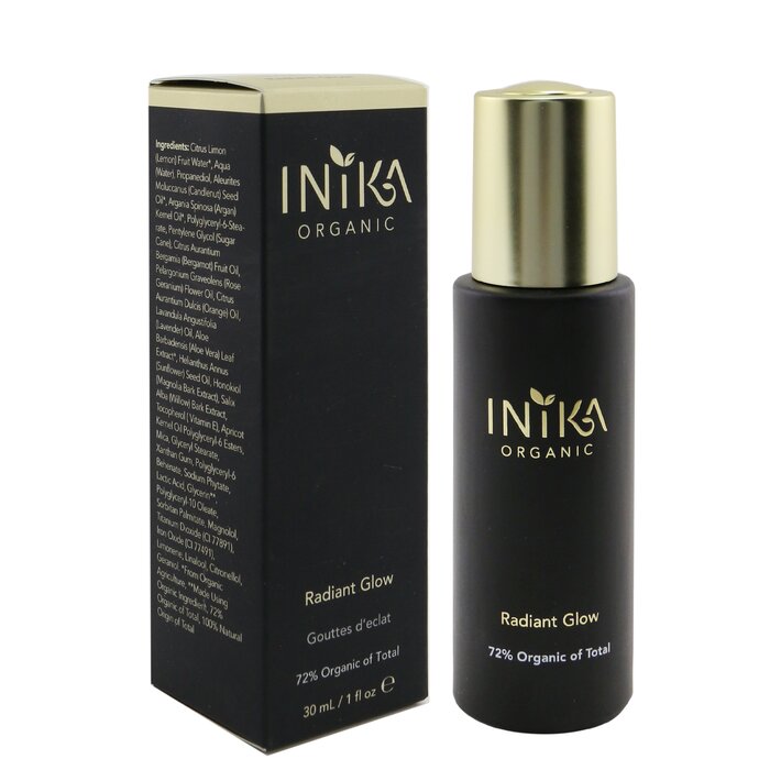 INIKA Organic основа для лица с сияющим эффектом 30 мл, увлажняющая и подготавливающая кожу