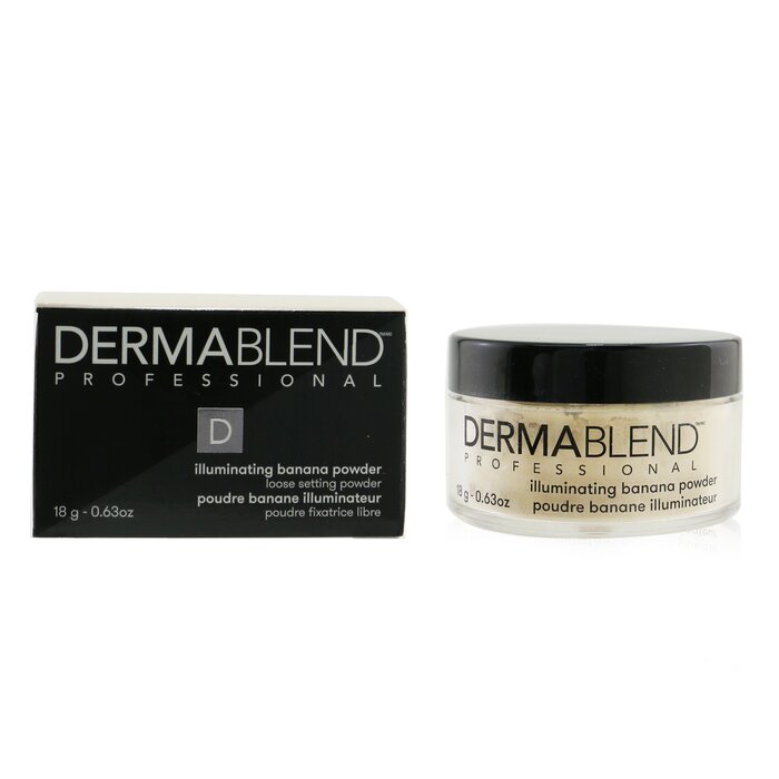 Рассыпчатая пудра с перламутровым эффектом "банан" для лица Dermablend, 18 г