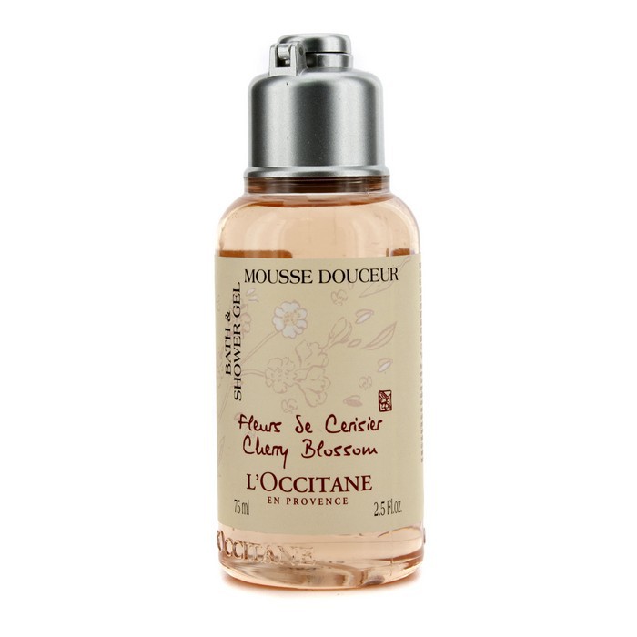 Гель для душа с цветами вишни для всех типов кожи L'Occitane, 75 мл
