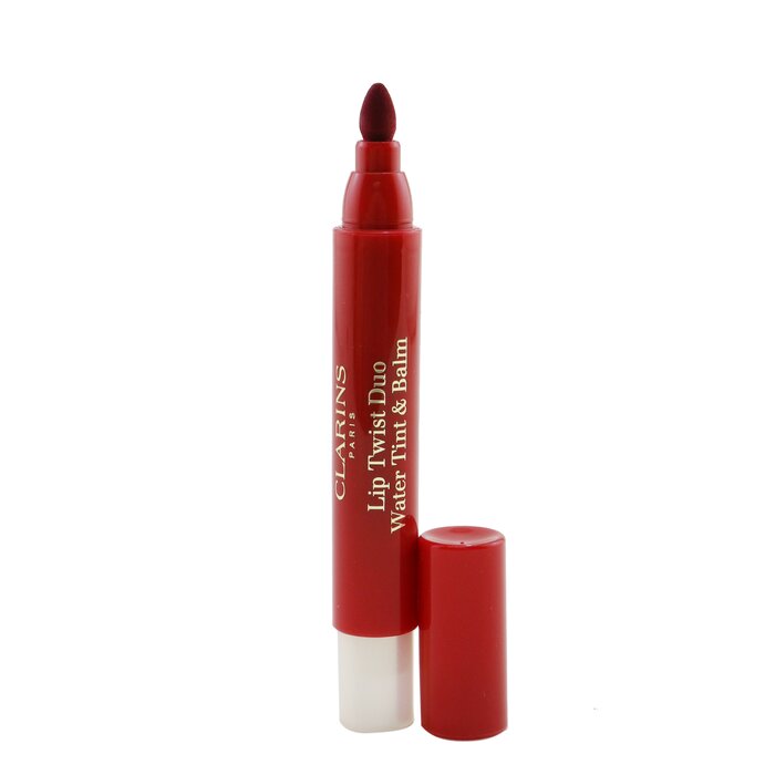 Clarins двойной тинт и бальзам для губ 3 мл + 1,4 г с водяной текстурой и блеском