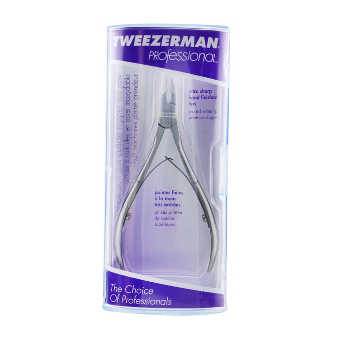 Кусачки для кутикулы Tweezerman из нержавеющей стали с двойной пружиной