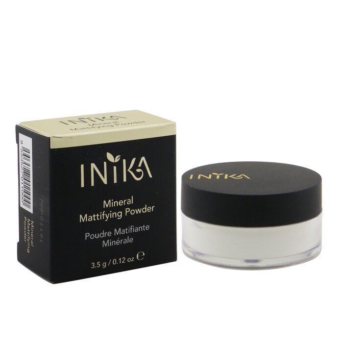 Минеральный матирующий порошок INIKA Organic 3.5 г для лица и глаз, безупречный матовый финиш