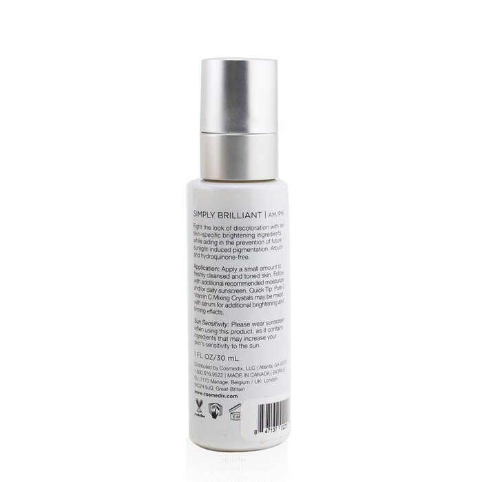 Сыворотка для лица с растительными экстрактами, осветляющая тон кожи, 15 мл.