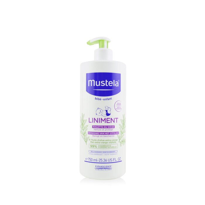 Mustela очищающее средство для смены подгузников с оливковым маслом, 750 мл