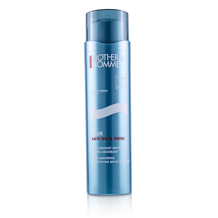 Гель для лица Biotherm Homme T-Pur с экстрактом водорослей и цинком 100 мл, матирующий и увлажняющий для жирной кожи