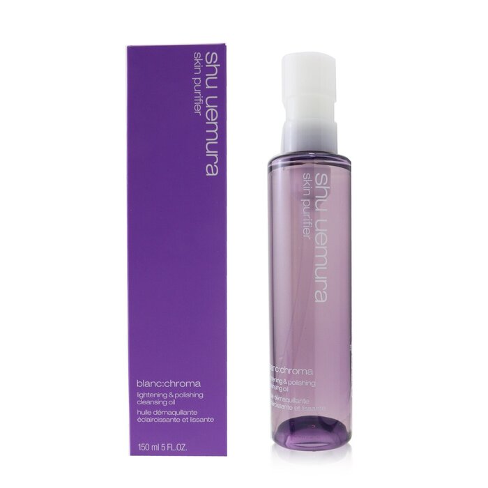Очищающее масло для лица Shu Uemura Blanc:Chroma с японским углем 150 мл