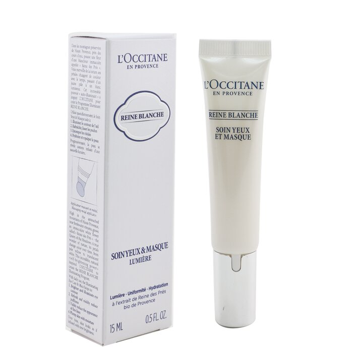 L'Occitane Гель для ухода за кожей вокруг глаз с экстрактом Reine Blanche 15 мл
