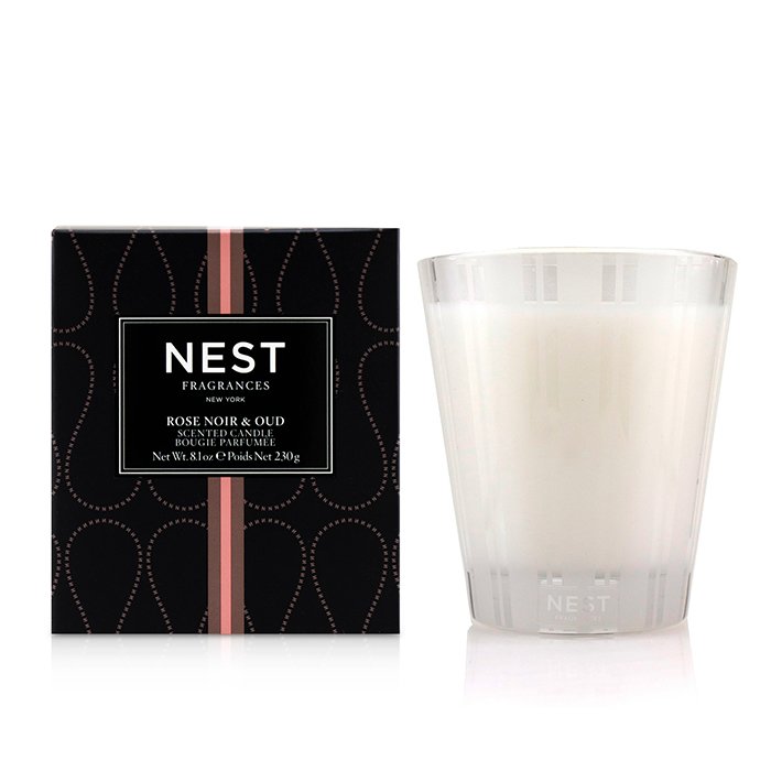 Ароматическая свеча Nest с ароматом розы и уда, 57 г