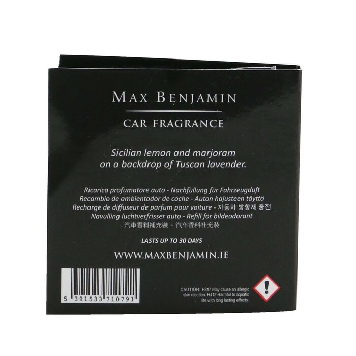 Аромат для автомобиля Max Benjamin Dodici, refill 1 шт.