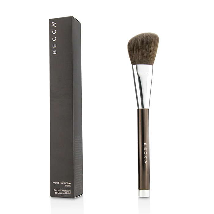 Кисть для румян и хайлайтера Becca с угловым дизайном, синтетический ворс