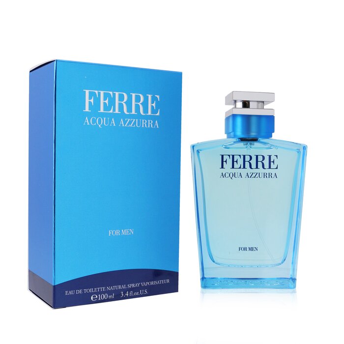 Gianfranco Ferre Acqua Azzurra туалетная вода 50 мл — свежий аромат с нотами бергамота и морского аккорда для мужчин и женщин
