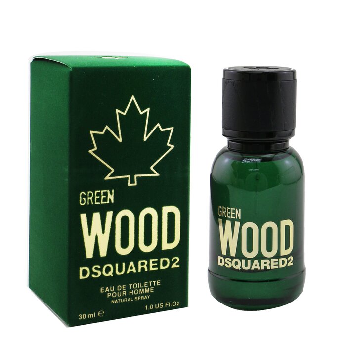 Dsquared2 Green Wood туалетная вода для мужчин 30 мл, древесный аромат с нотами лимона и ветивера