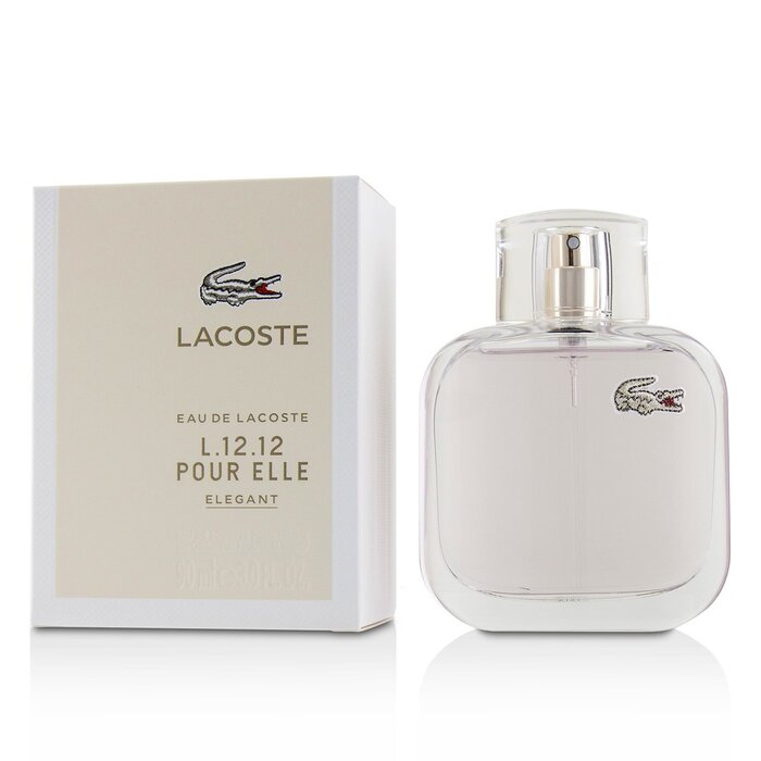 Lacoste L.12.12 Elegant туалетная вода для женщин с нотами цитрусов и ванили, 90 мл