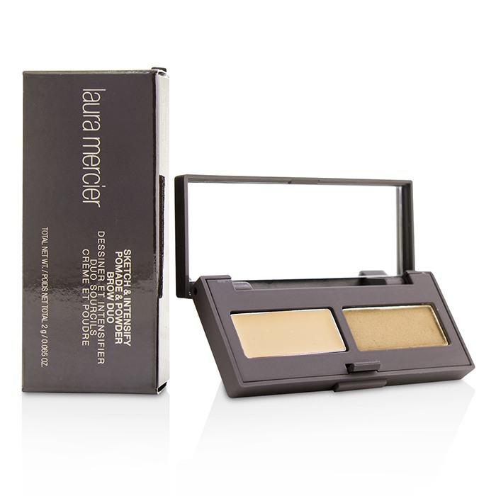 Laura Mercier дуэт для бровей с воском и порошком 2 г — для естественного оформления и объема бровей