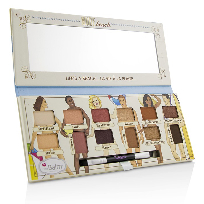Палитра теней для век TheBalm Nude Beach, 12 оттенков, 9.6 г