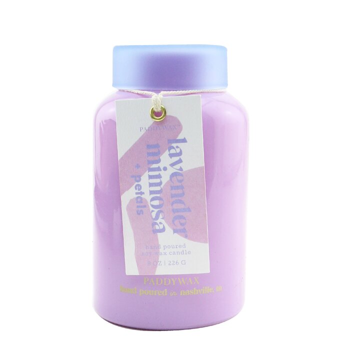 Свеча Paddywax Lolli с ароматом лаванды и мимозы 226 г