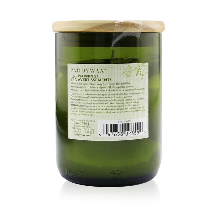 Свеча Paddywax с ароматом свежего воздуха и березы 226 г в переработанном сосуде