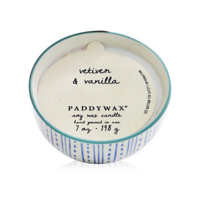 Свеча Paddywax Boheme с ароматом ветивера и ванили, 198 г
