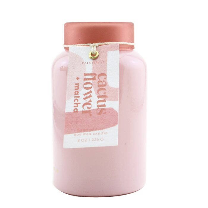 Свеча Paddywax с ароматом кактусового цветка и матча, 226 г