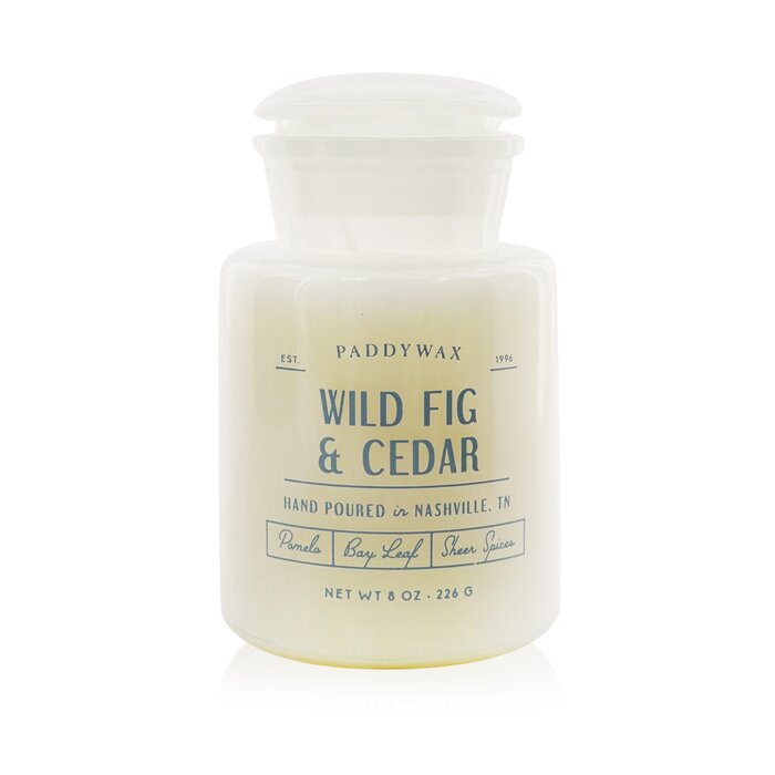 Ароматическая свеча Paddywax с ароматом дикого инжира и кедра, 226 г