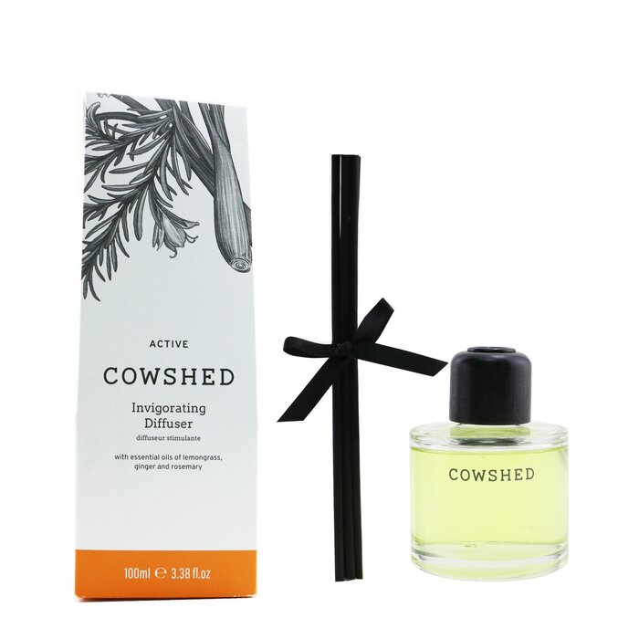 Ароматический диффузор Cowshed с маслами лимонной травы, имбиря и розмарина, 100 мл