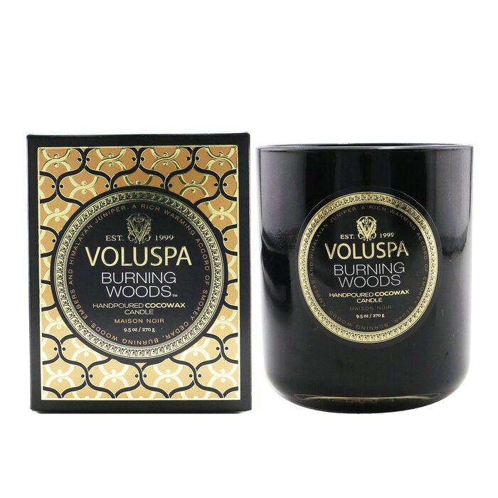 Ароматическая свеча Voluspa с запахом Burning Woods, 270 г