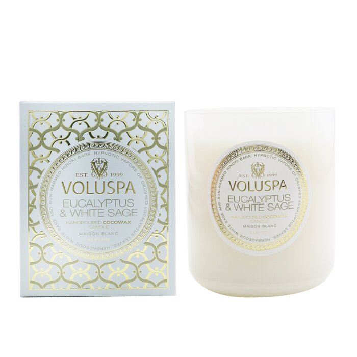 Ароматическая свеча Voluspa с эвкалиптом и белым шалфеем, 270 г