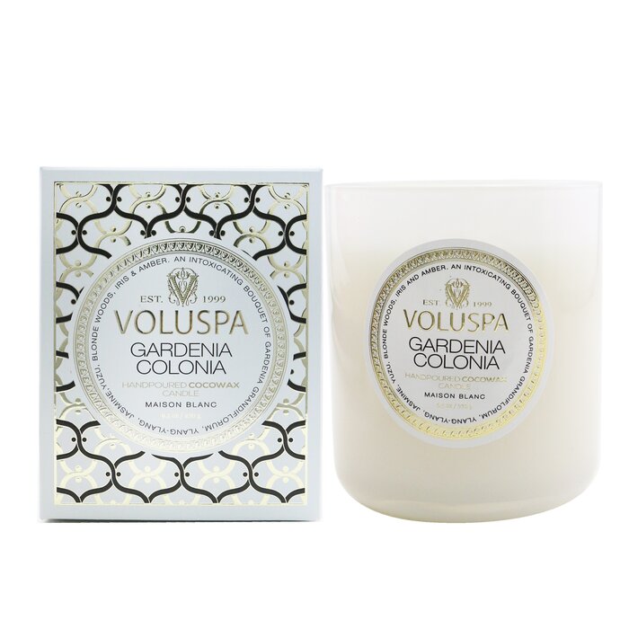 Свеча с ароматом гардении Voluspa, кокосовый воск, 270 г