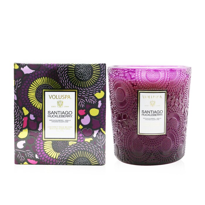 Свеча ароматическая Voluspa Santiago Huckleberry, кокосовый воск, 255 г