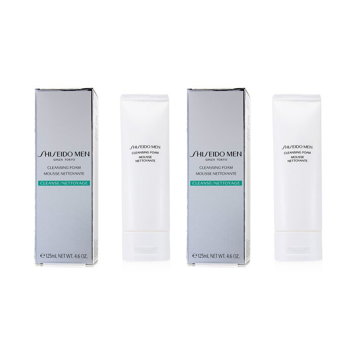 Очищающее средство для лица Shiseido для мужчин с кремовой текстурой, 2x125 мл