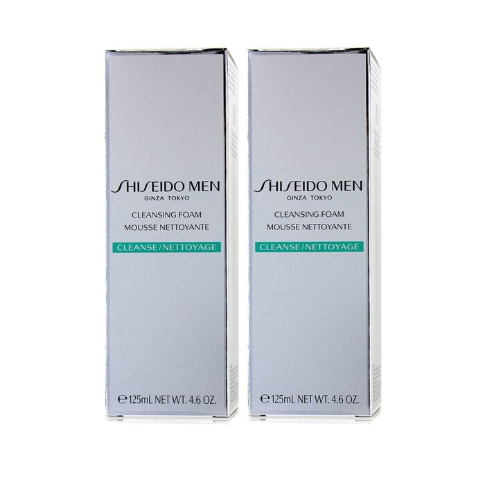 Очищающее средство для лица Shiseido для мужчин с кремовой текстурой, 2x125 мл