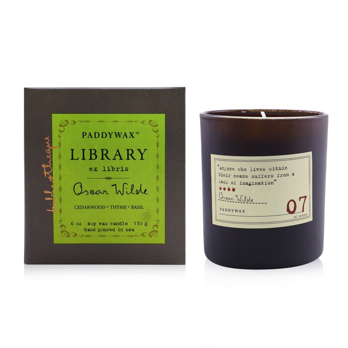Ароматическая свеча Paddywax с духом Оскара Уайльда, 70 г