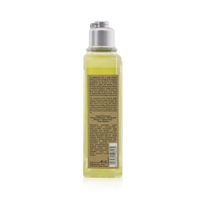 Шампунь L'Occitane с экстрактом цитрусовой вербены для всех типов волос, 250 мл
