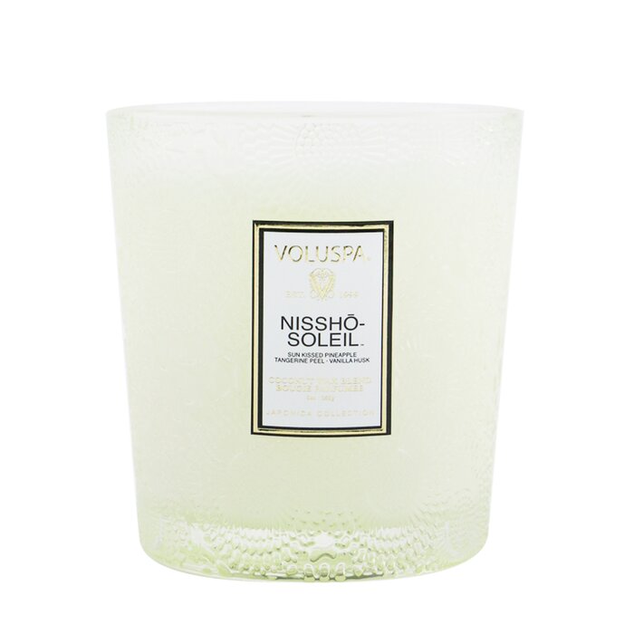 Ароматическая свеча Voluspa Nissho Soleil, кокосовый воск, 255 г, для уюта и расслабления в интерьере