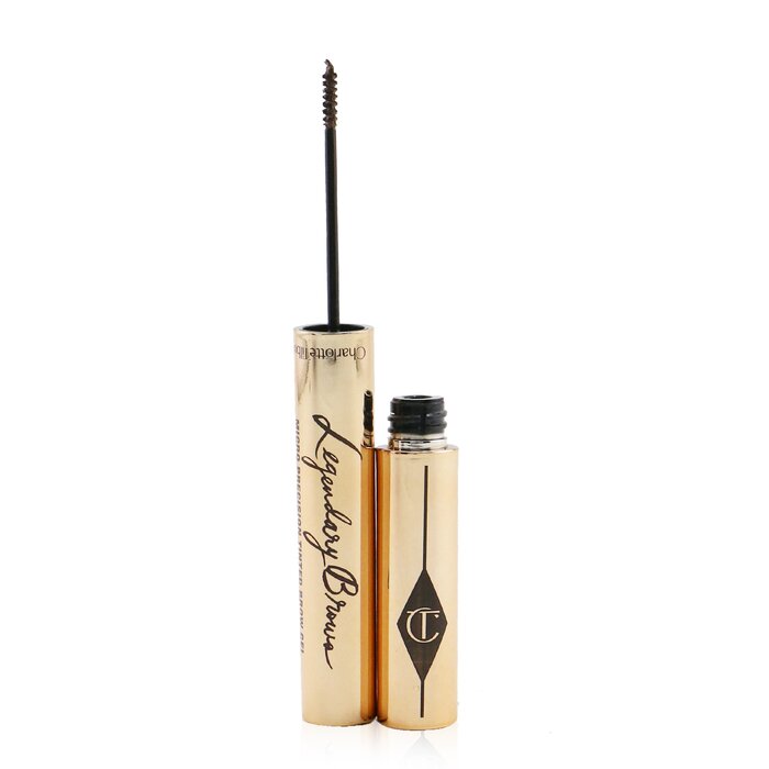 Гель для бровей с волюмизирующим воском Charlotte Tilbury, тёмно-коричневый, 1.15 г