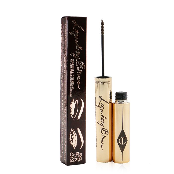 Гель для бровей с волюмизирующим воском Charlotte Tilbury, тёмно-коричневый, 1.15 г