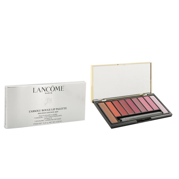 Кремовая помада для губ Lancome L'Absolu Rouge, 7 оттенков по 1,65 г + 2 топ-коата по 2,21 г