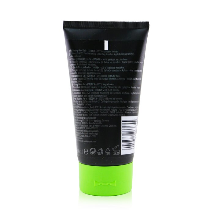 Гель для укладки Schwarzkopf 3D Men с сильной фиксацией, 150 мл