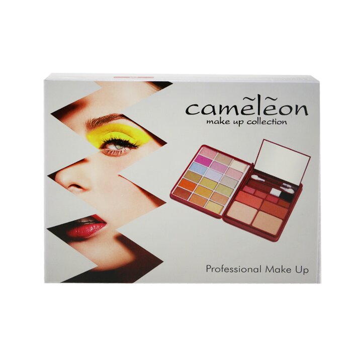 Комплект косметики Cameleon: 18 теней, 2 румяна, 2 пудры, 4 блеска для губ