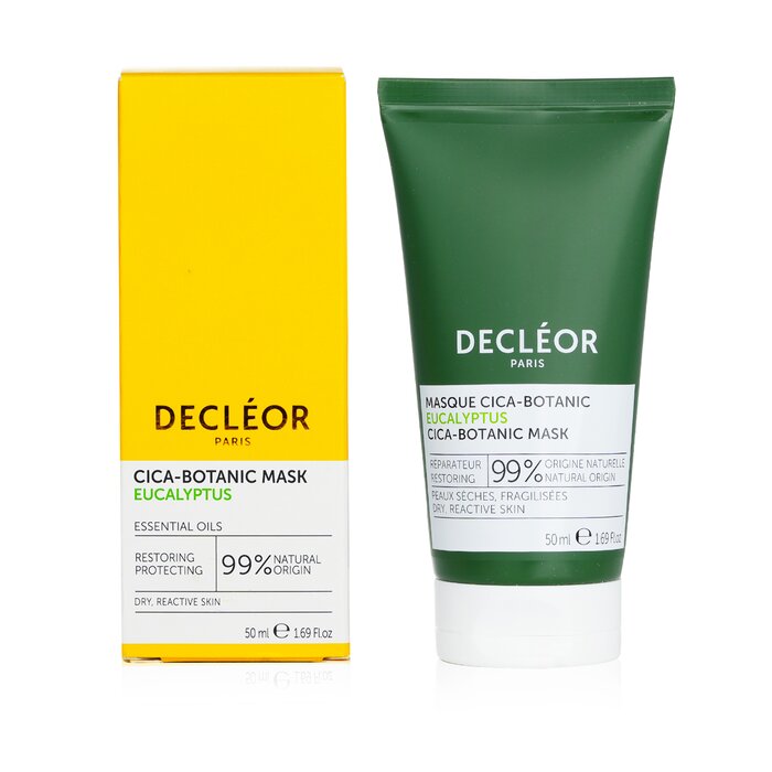 Маска для лица Decleor с эвкалиптом 50 мл — увлажняющая, успокаивающая и защитная для сухой и чувствительной кожи