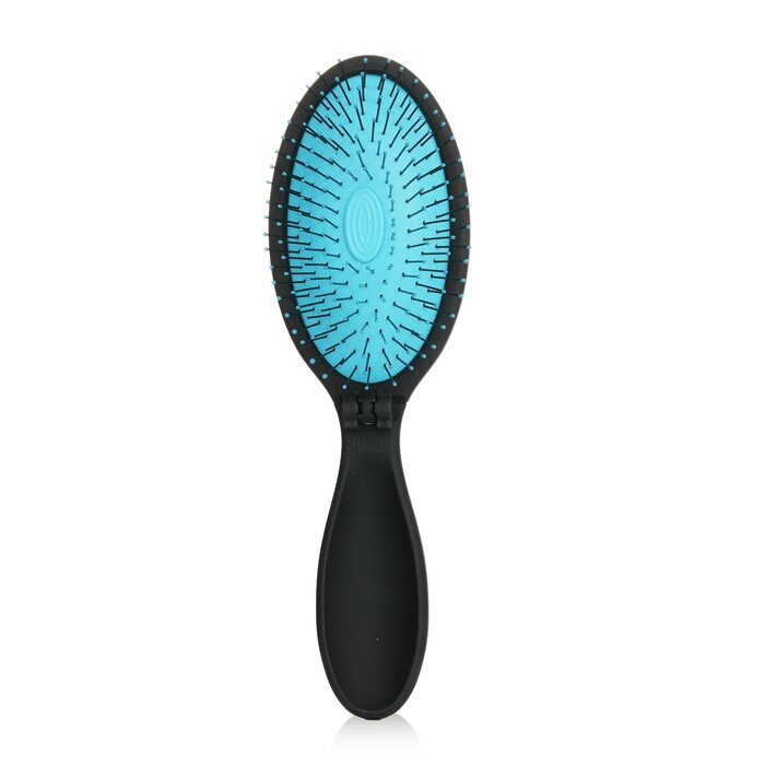 Складная расческа Wet Brush Pro Pop Fold с мягкими щетинками для бережного распутывания волос, синяя