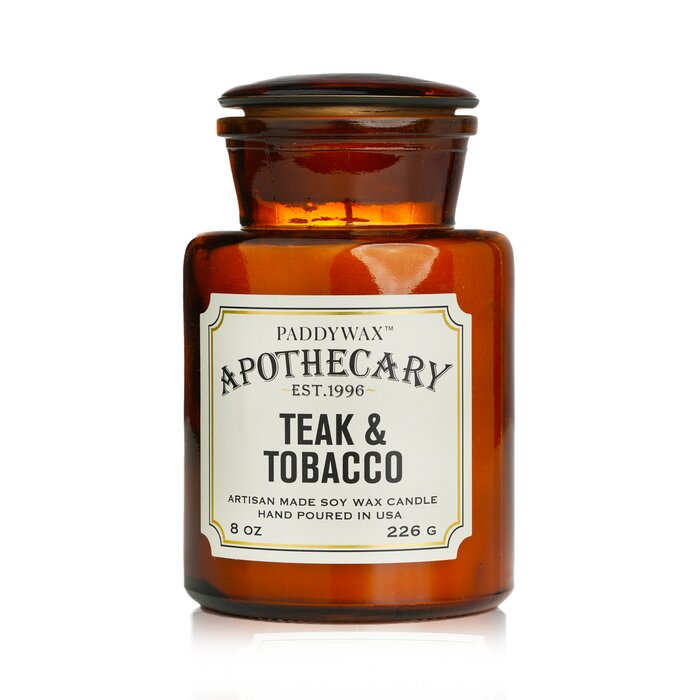Ароматическая свеча Paddywax с ароматом тик и табака, 226 г