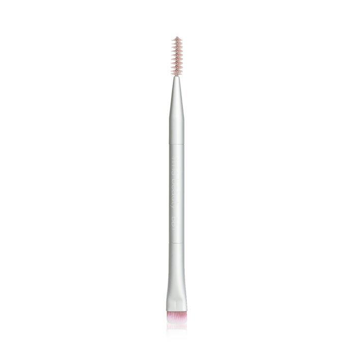 Двойная кисть для бровей RMS Beauty с плоской щеточкой и спули для естественного эффекта