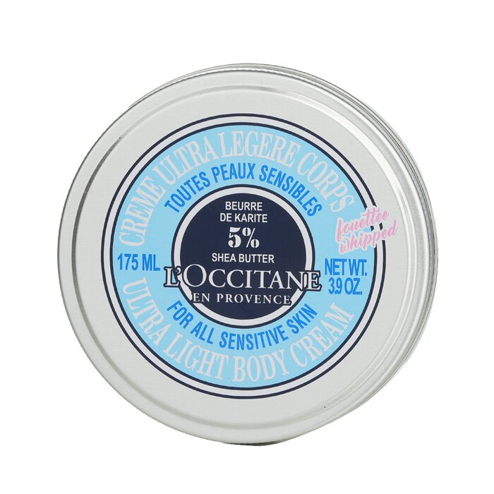 Shea Butter Ultra Light Body Cream 175ml/3.9oz