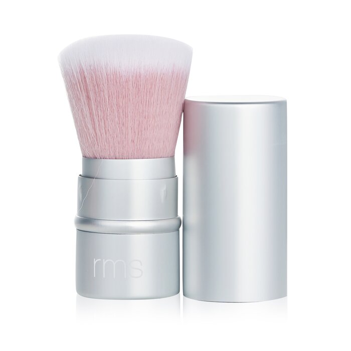 Кисть для пудры RMS Beauty с выдвижной конструкцией, мягкий синтетический ворс, идеально для макияжа лица.