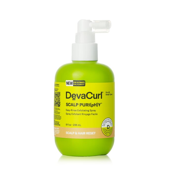 DevaCurl спрей-эксфолиант для кожи головы с гликолевой кислотой, 236 мл